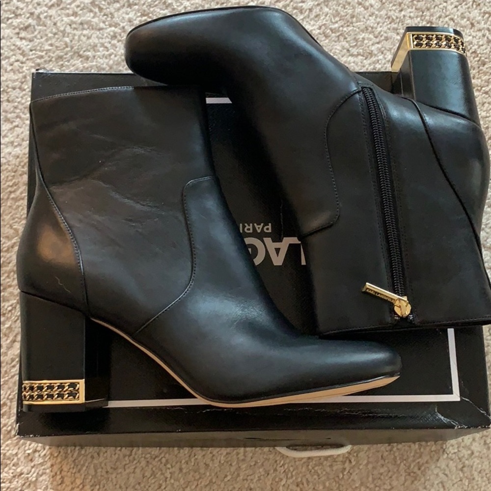 Brand New never worn Karl Lagerfeld ankle booties